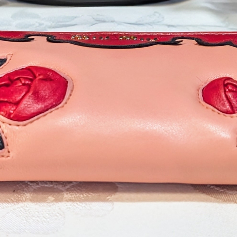 Miu Miu Pink and Red Western Design Wallet - Picture 8 of 14